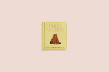 First Words with Cute Embroidered Friends Board Book