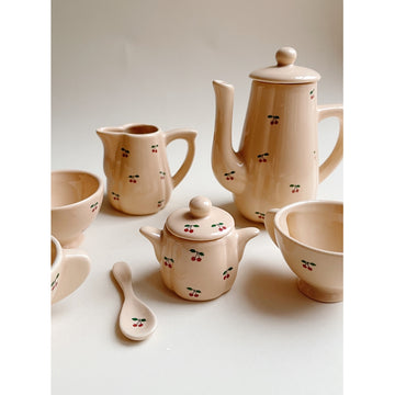 Cherry Ceramic Tea Set