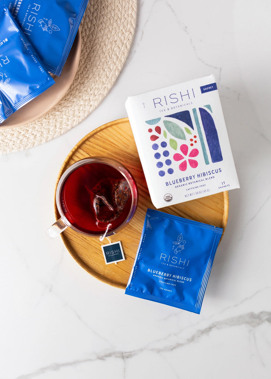 Blueberry Hibiscus Organic Herbal Tea