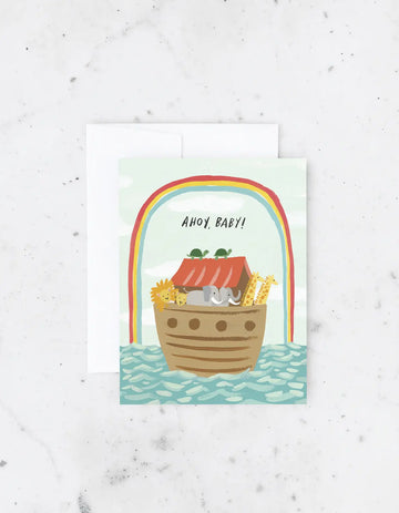 Ahoy, Baby Noah's Ark Card