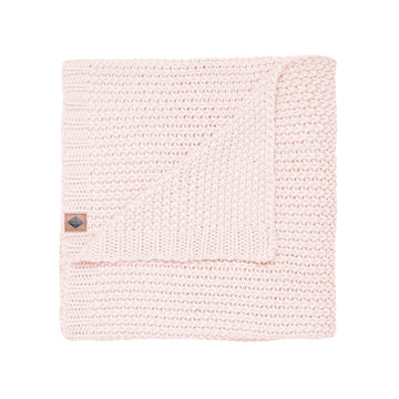Blush Chunky Knit Baby Blanket