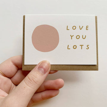 Love You Lots Tiny Enclosure Card