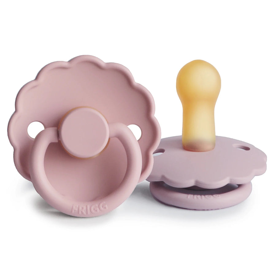 FRIGG Natural Rubber Pacifier 2-Pack: 6-18 Months