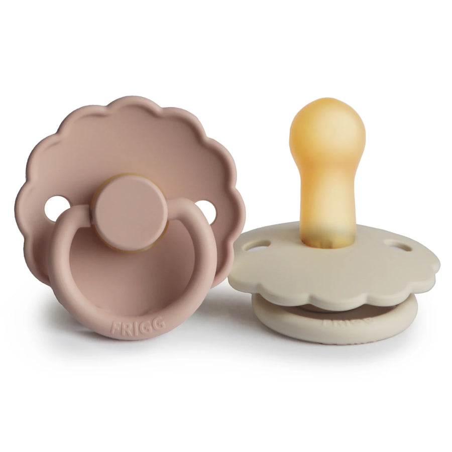 FRIGG Natural Rubber Pacifier 2-Pack: 6-18 Months