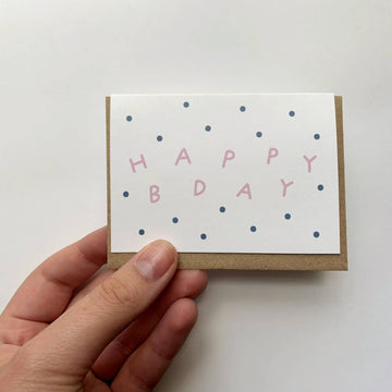 Happy BDay Tiny Enclosure Card