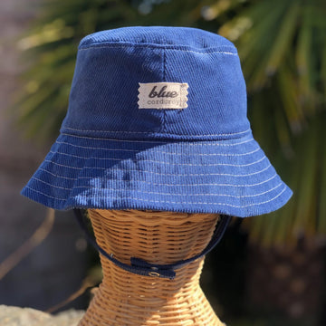 Pacific Blue Corduroy Bucket Hat