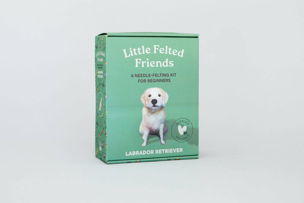 Little Felted Friends: Labrador Retriever Needle-Felting Kit