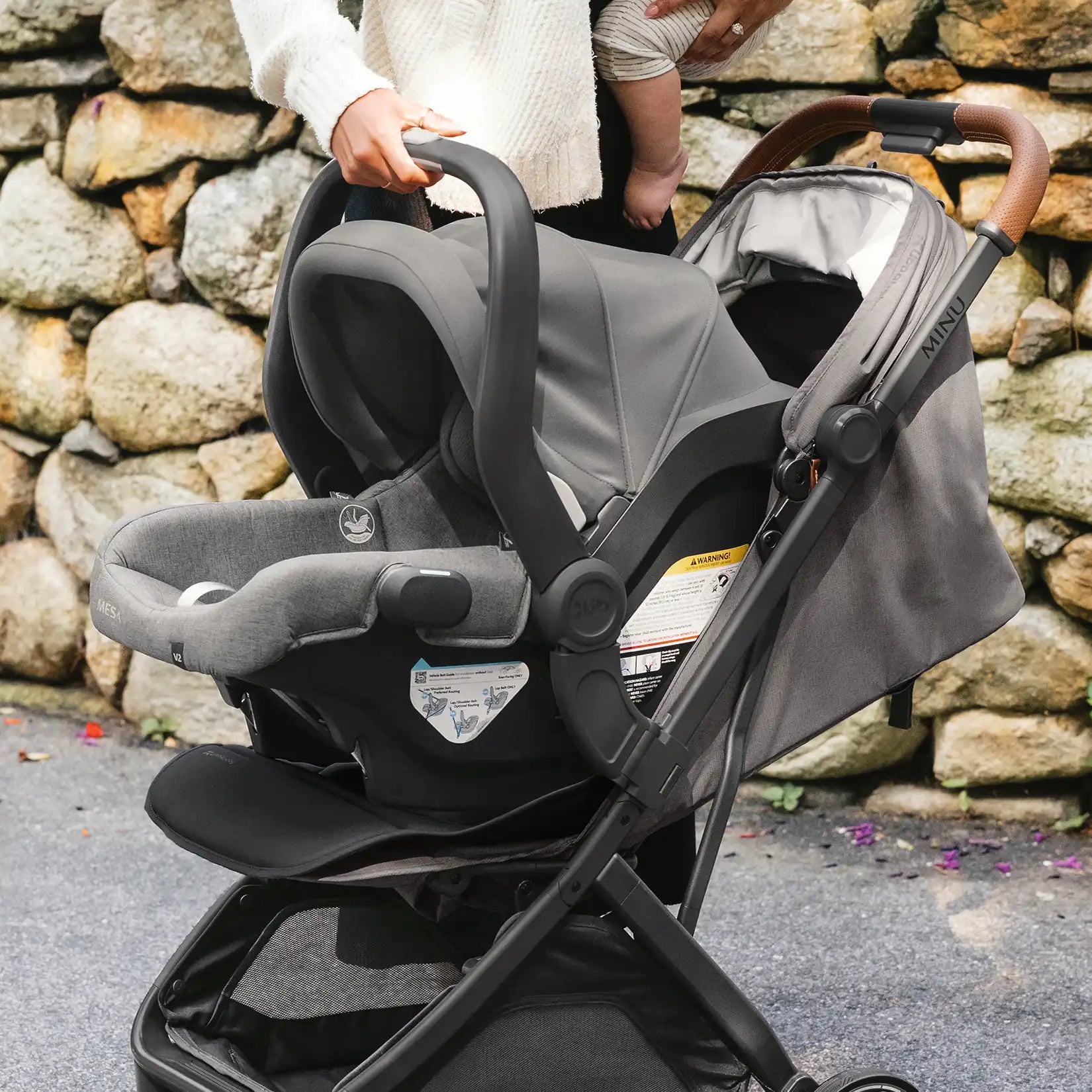 minu stroller car seat adapter MINU V3 Infant Car Seat Adapters – EcoBambino