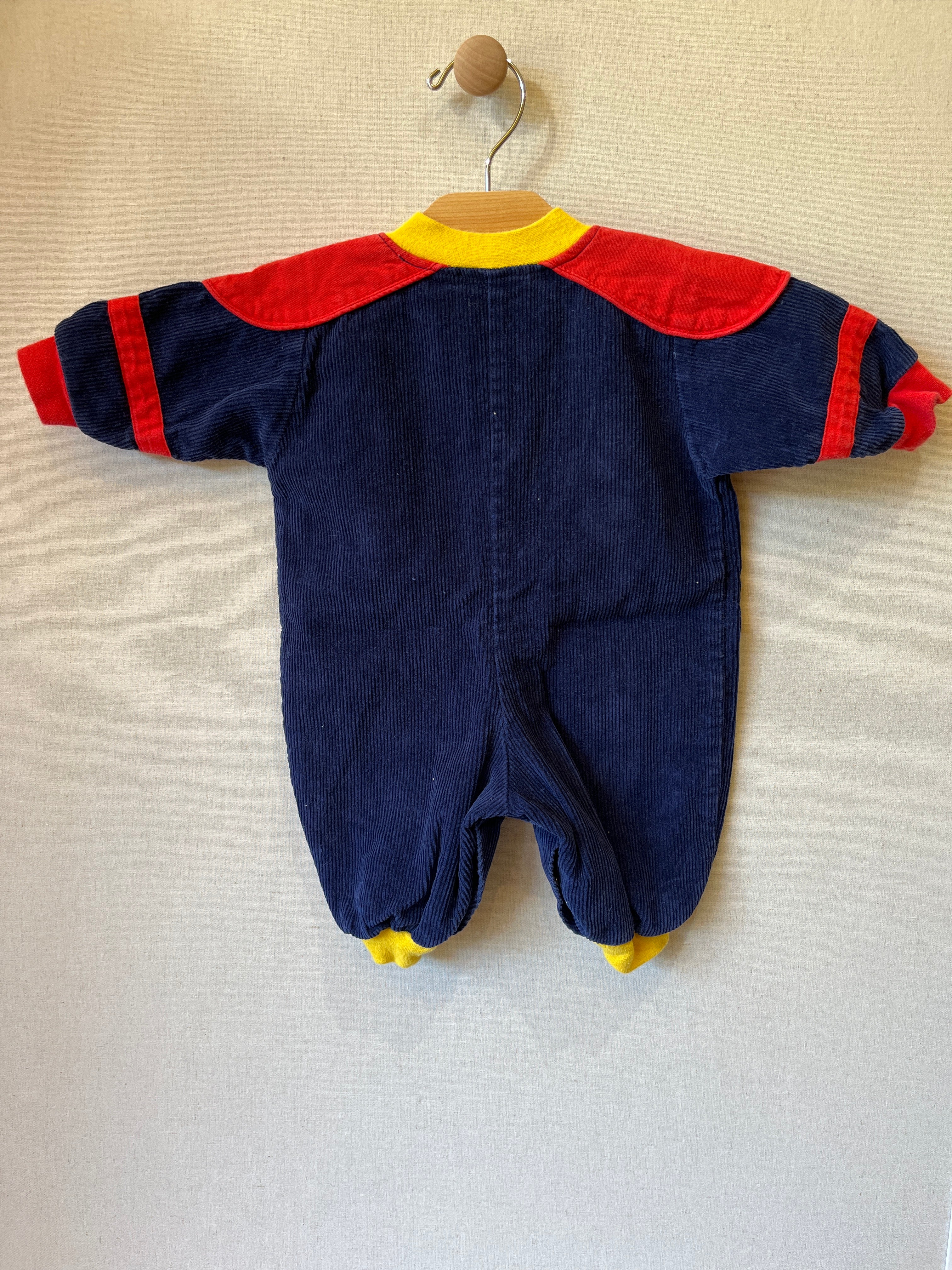 Vintage Small Steps Soccer Pup Jumpsuit