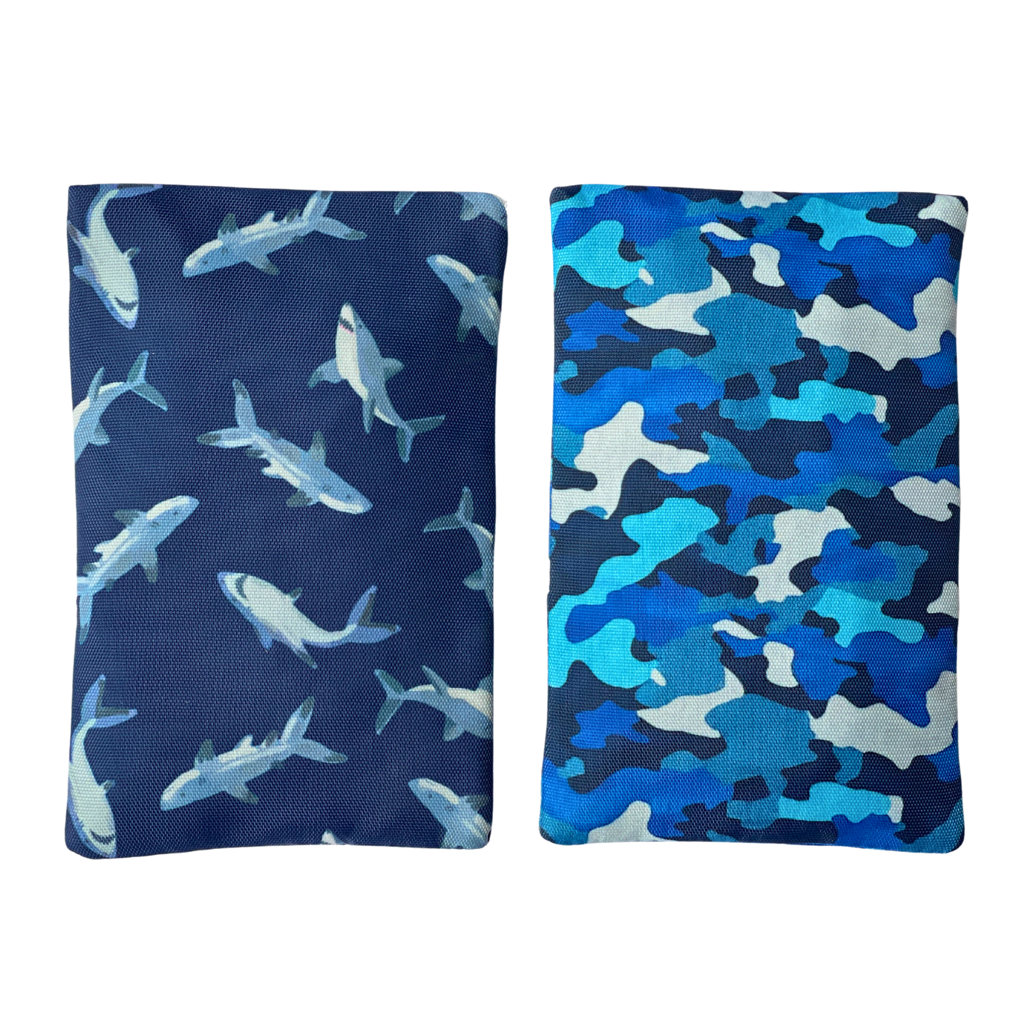 Gel Ice Packs 2-Pack - Sharks & Camouflage