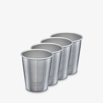 10 oz.Cup 4 Pack - Brushed Stainless