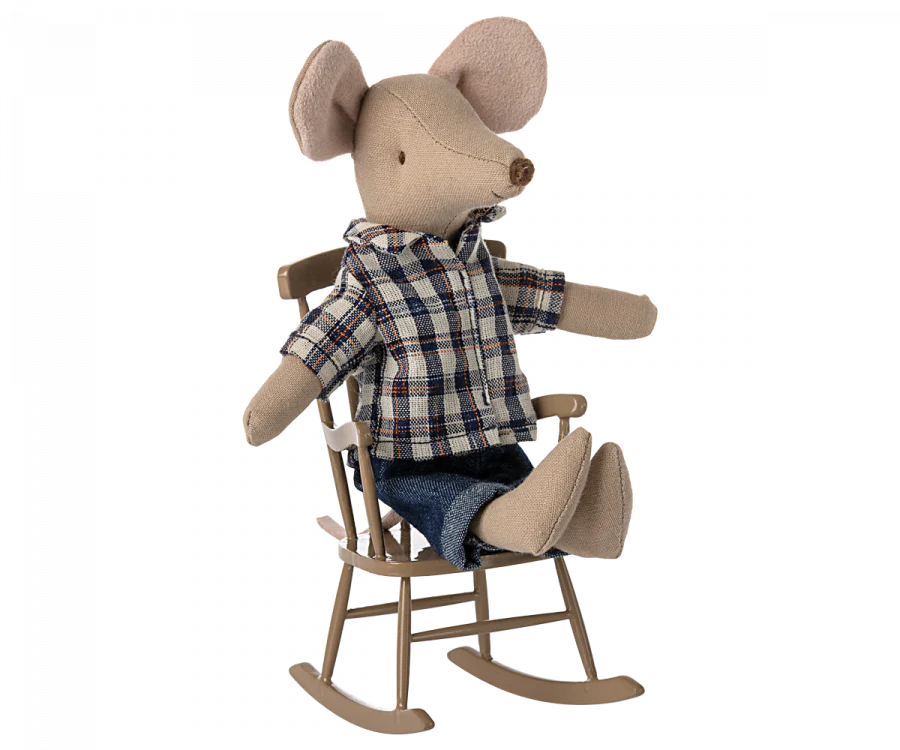 Light Brown Mouse Rocking Chair