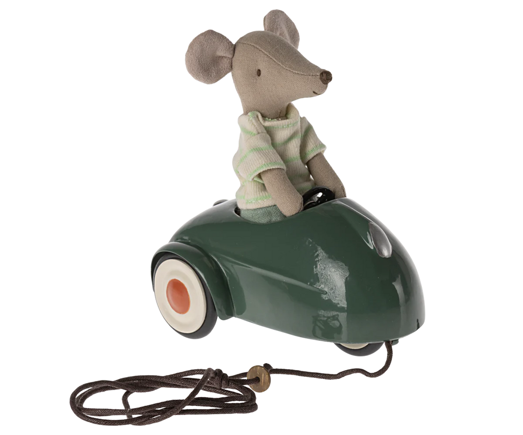 Dark Green Mouse Car
