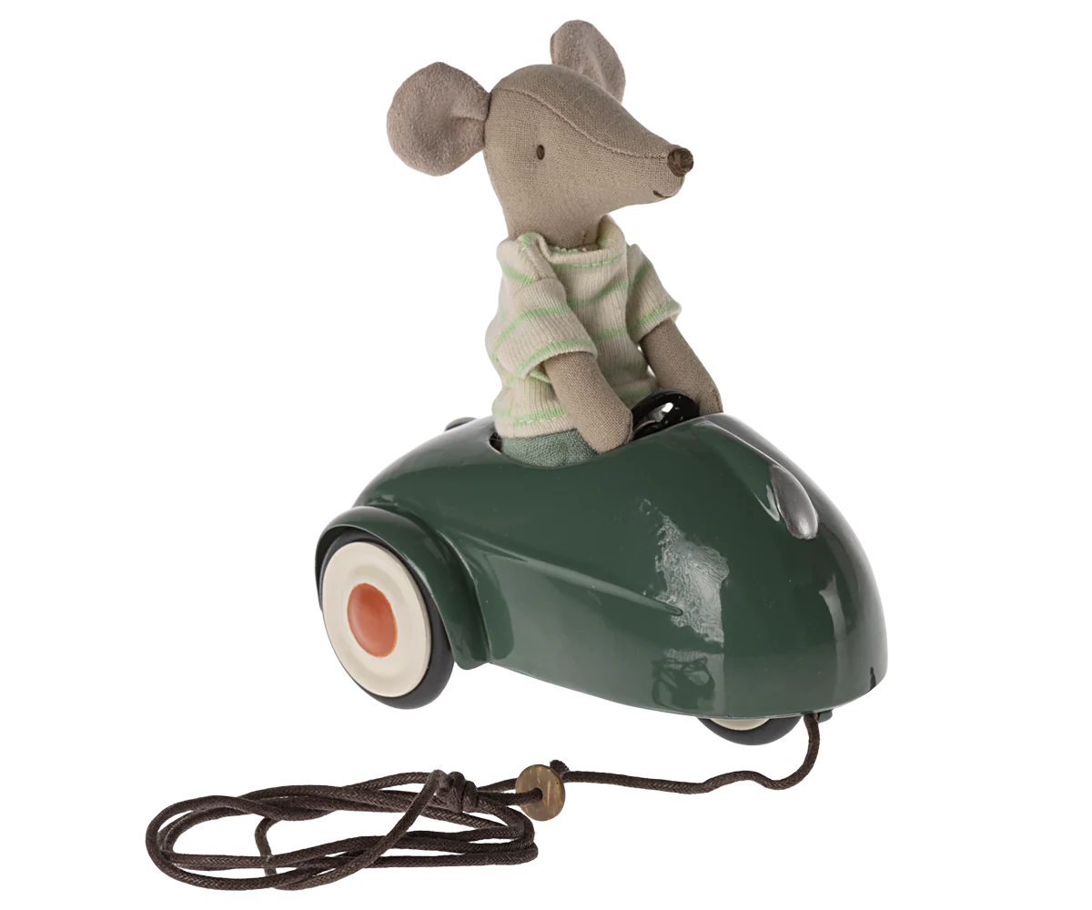 Dark Green Mouse Car