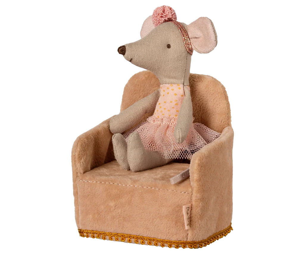 Maileg Folding Chair - Powder (Mouse)