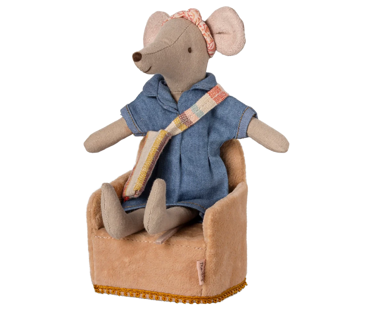 Maileg Folding Chair - Powder (Mouse)