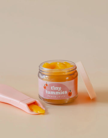 Tiny Tummies - Peach Jelly Jar & Spoon