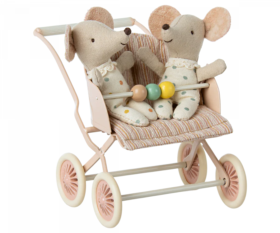 Baby Mice Stroller - Rose