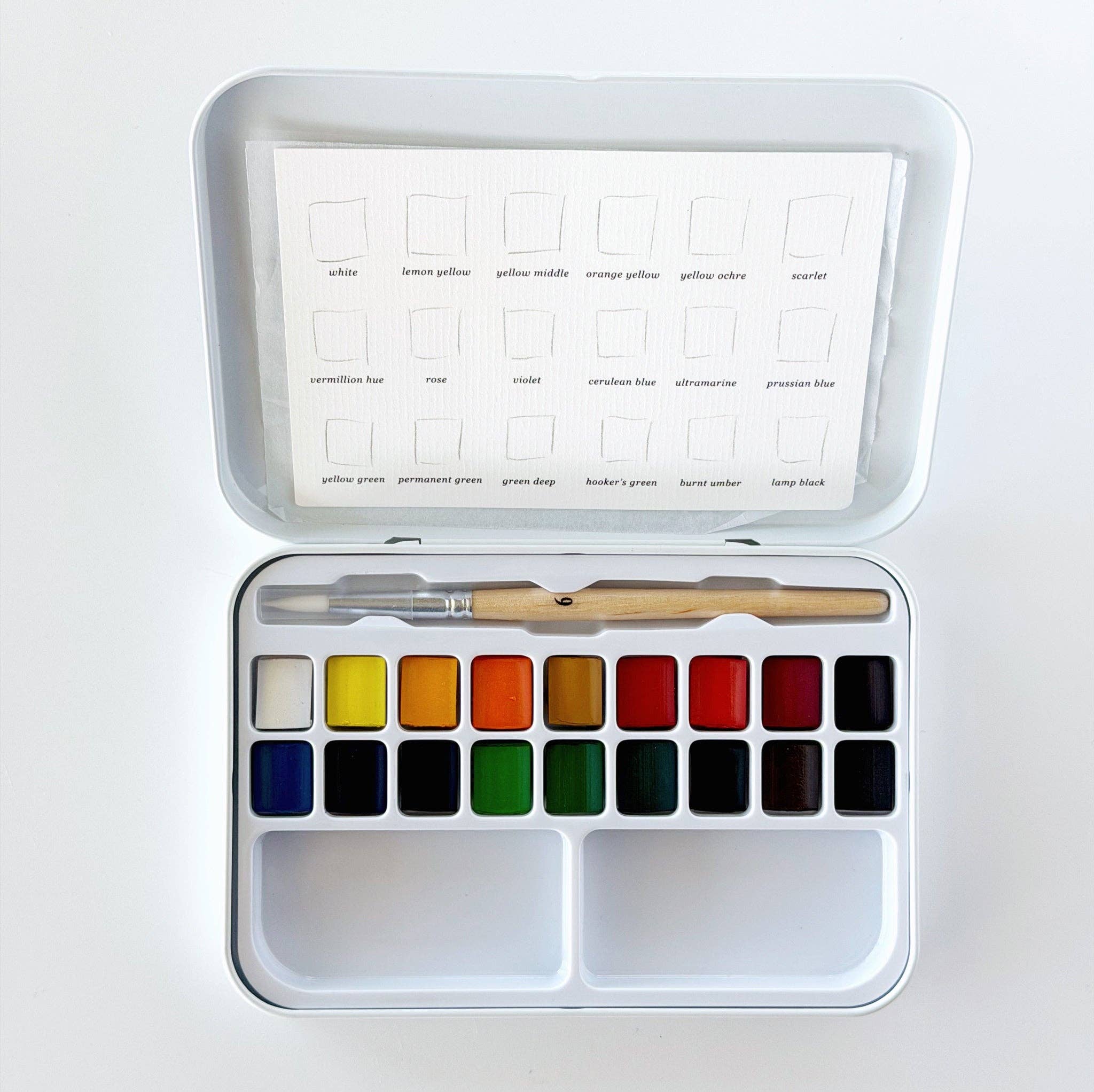 18 Color Watercolor Paint Set