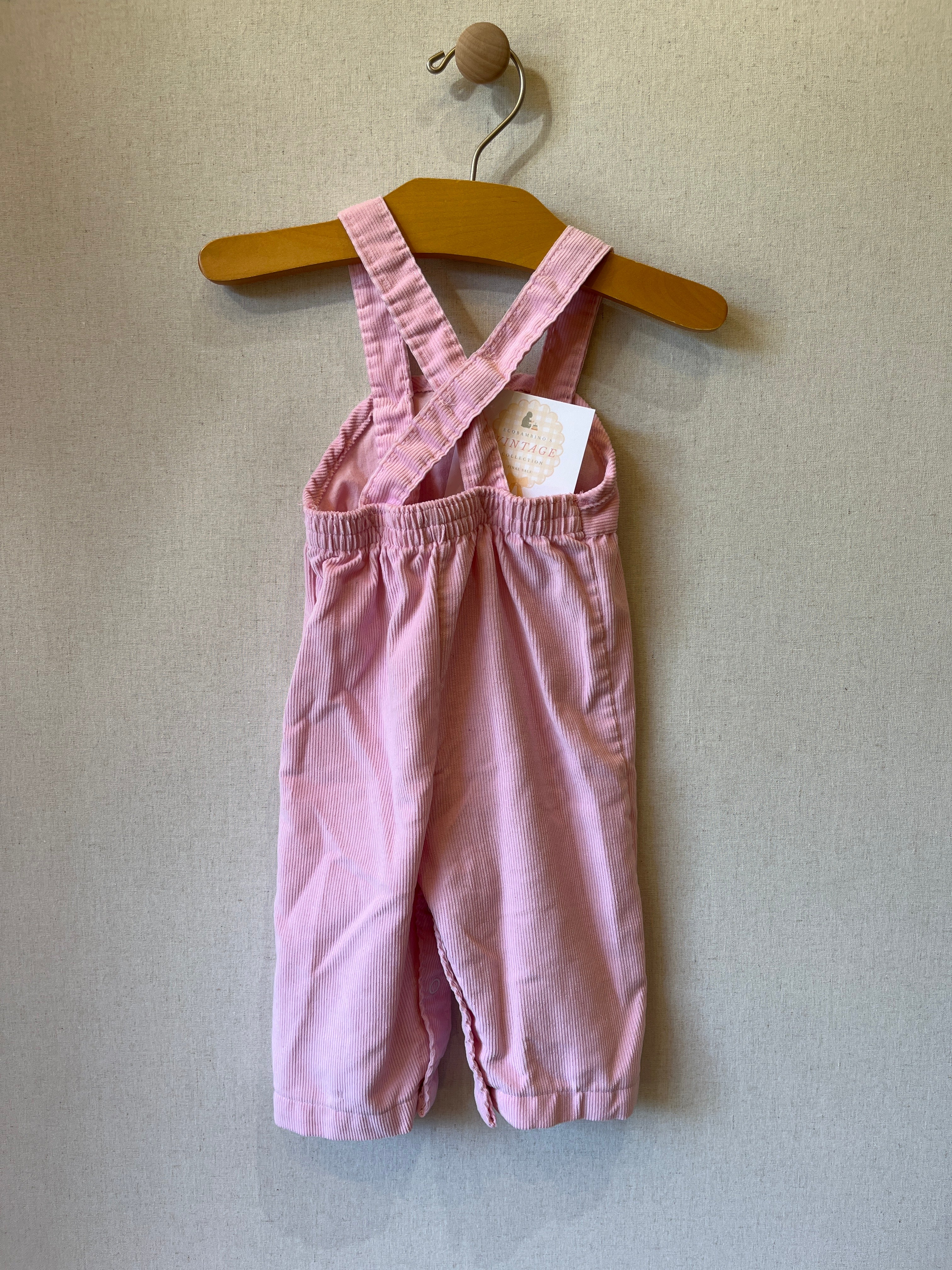 Vintage HealthTex Pink Corduroy Overalls