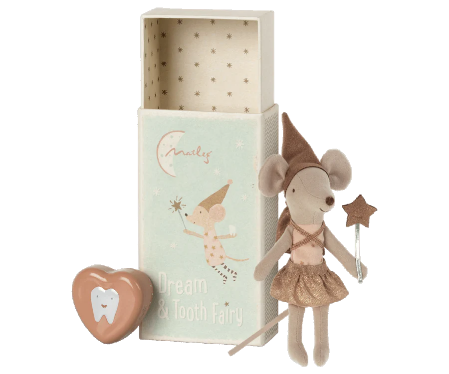 Rose Tooth Fairy Mouse Matchbox