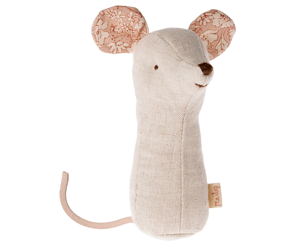 Natural Mouse Lullaby Friend Rattles