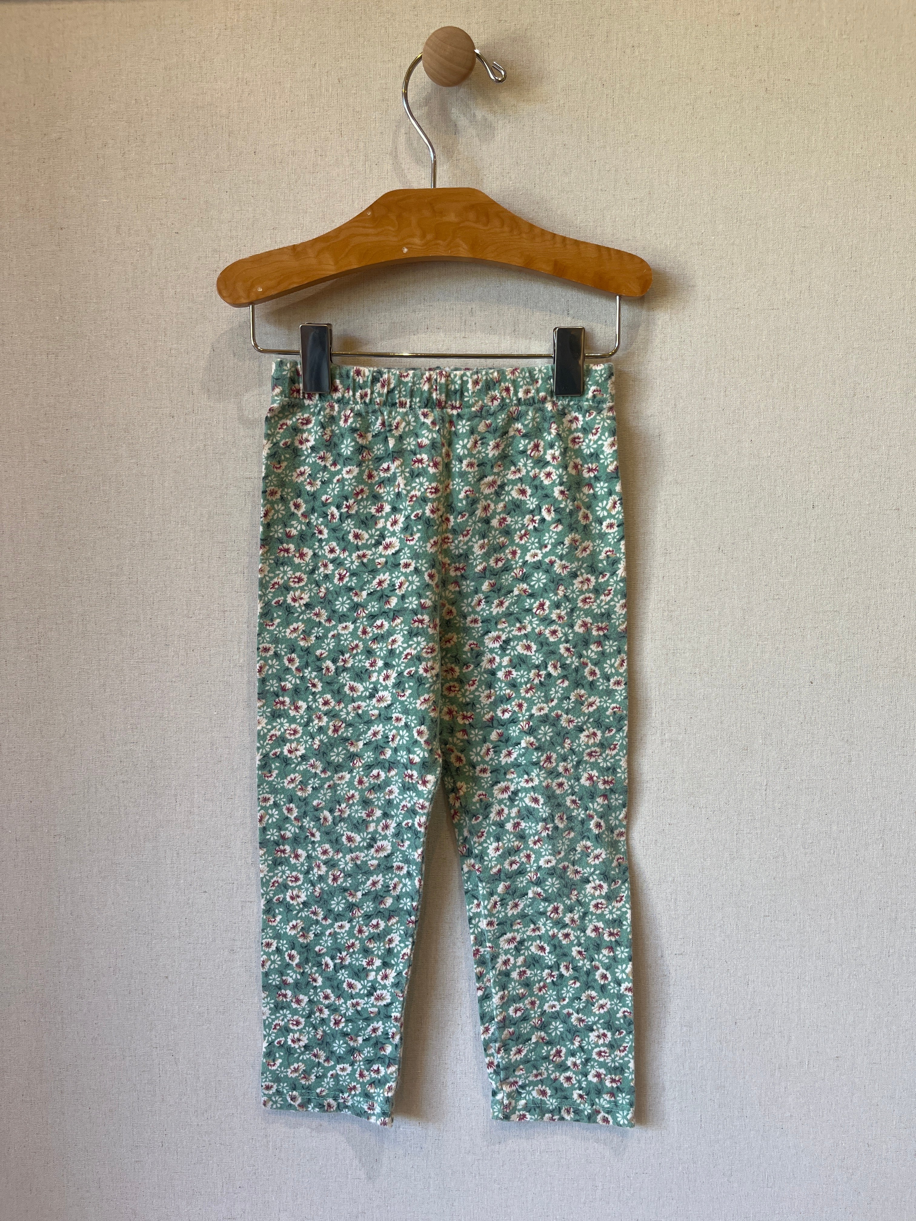Vintage Jumbles Teal Floral Legging