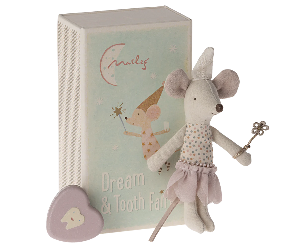 Little Sister Tooth Fairy Mouse Matchbox
