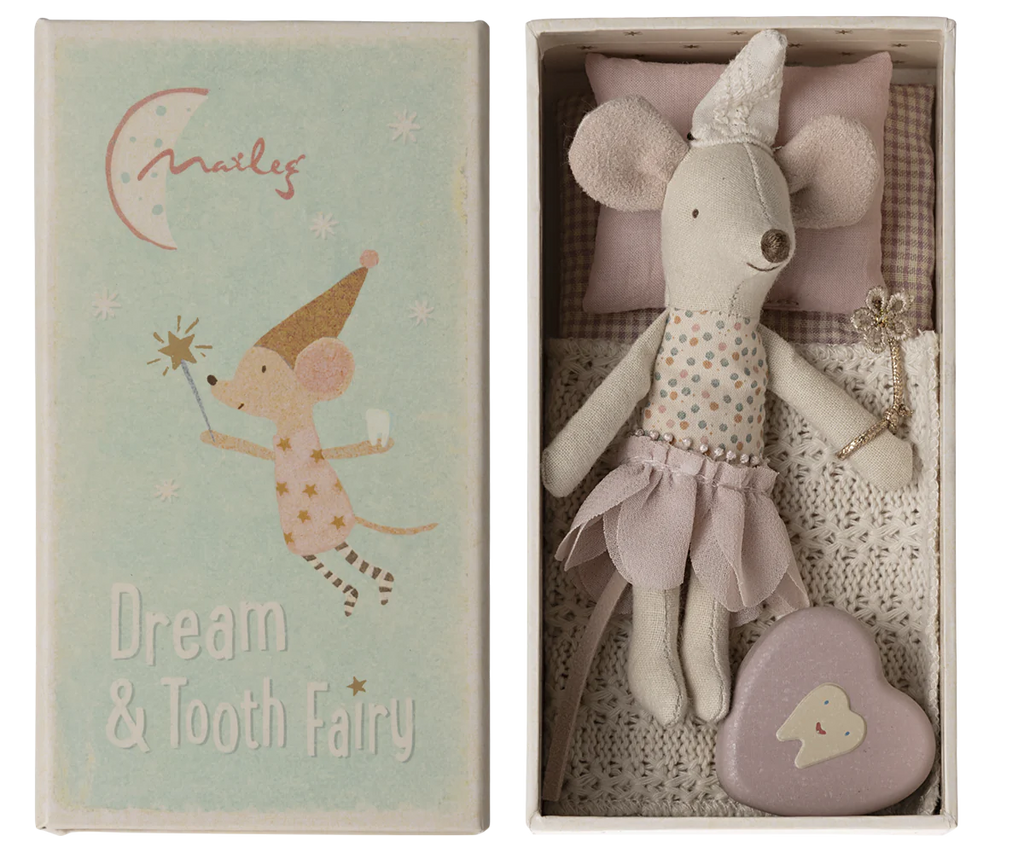 Little Sister Tooth Fairy Mouse Matchbox