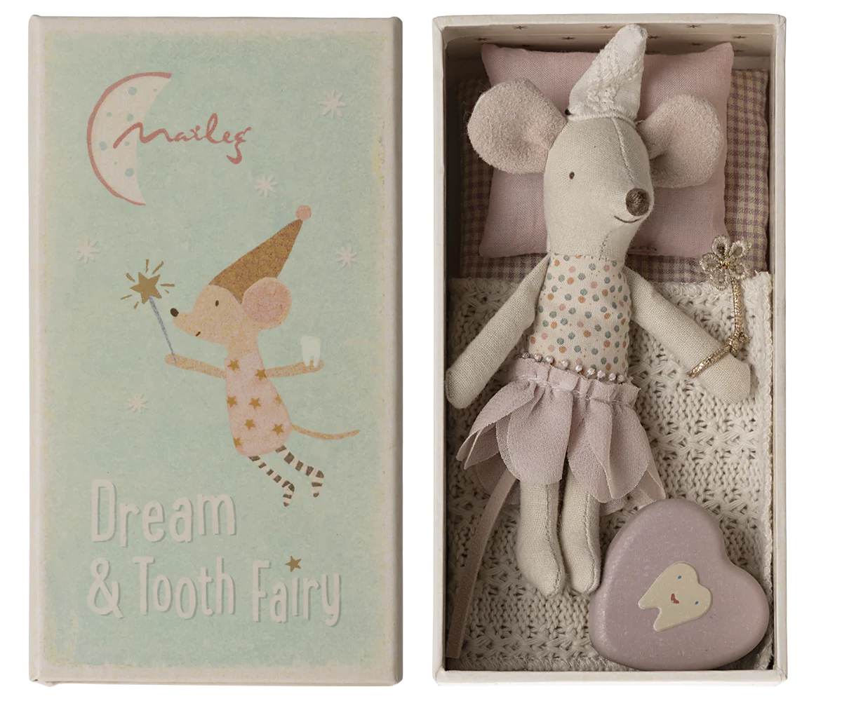 Little Sister Tooth Fairy Mouse Matchbox