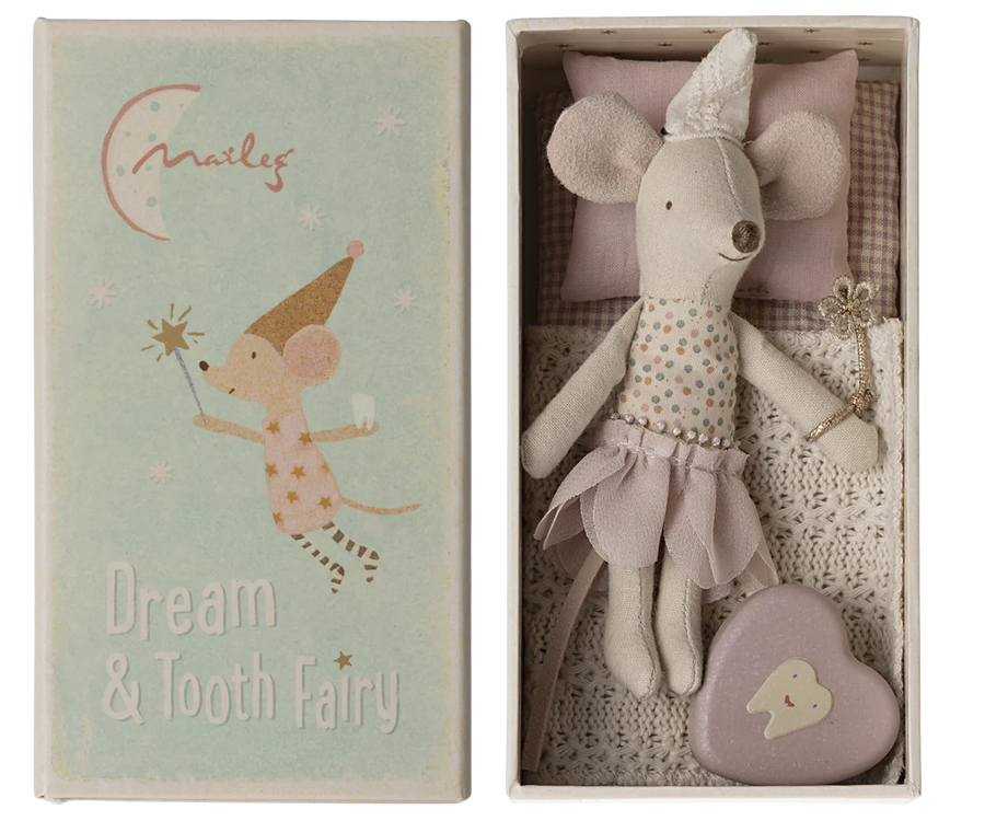 Little Sister Tooth Fairy Mouse Matchbox