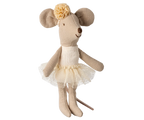 Off White Little Sister Ballerina Mouse