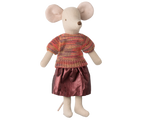 Mum Mouse Skirt and Knitted Blouse