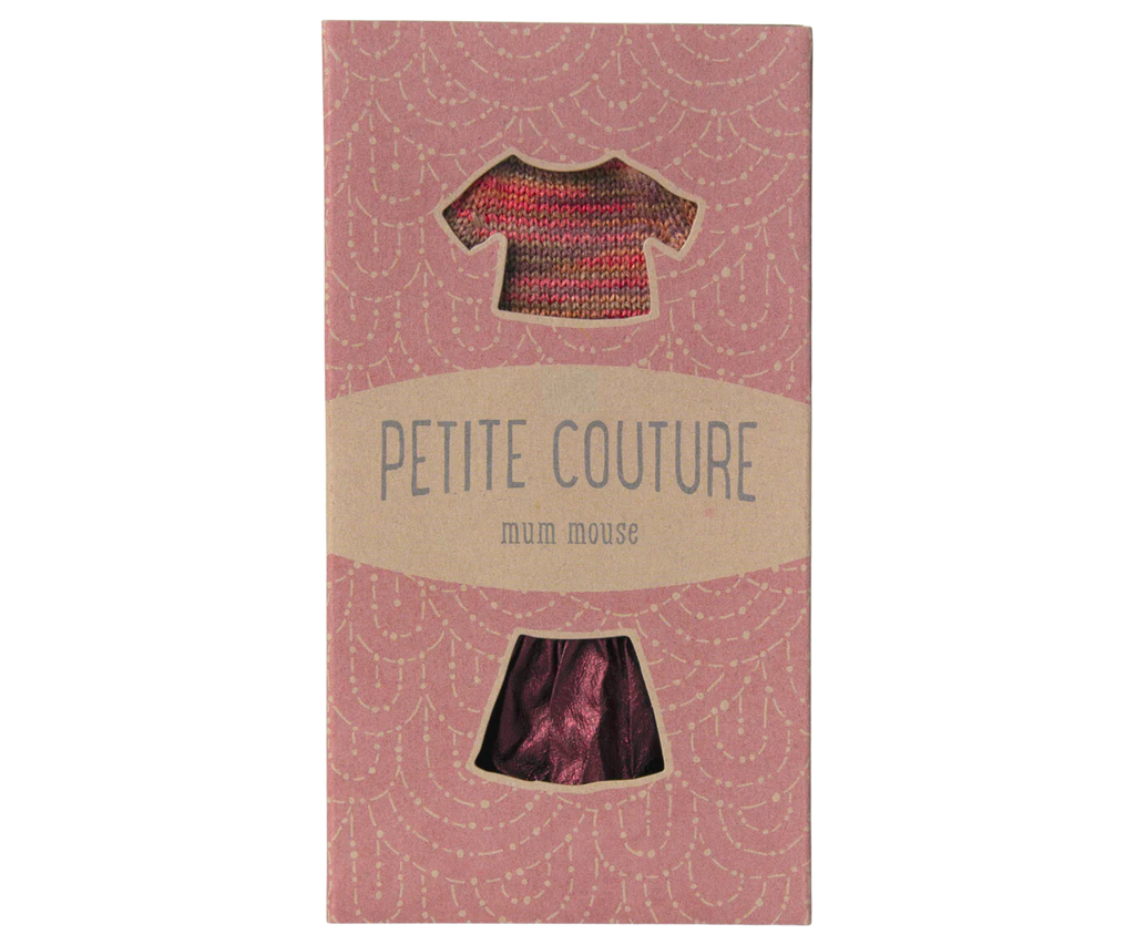 Mum Mouse Skirt and Knitted Blouse