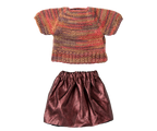 Mum Mouse Skirt and Knitted Blouse