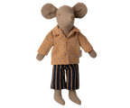 Dad Mouse Shirt and Striped Pants