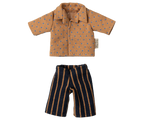 Dad Mouse Shirt and Striped Pants