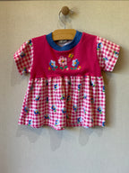Vintage Fisher-Price Floral Gingham Tunic