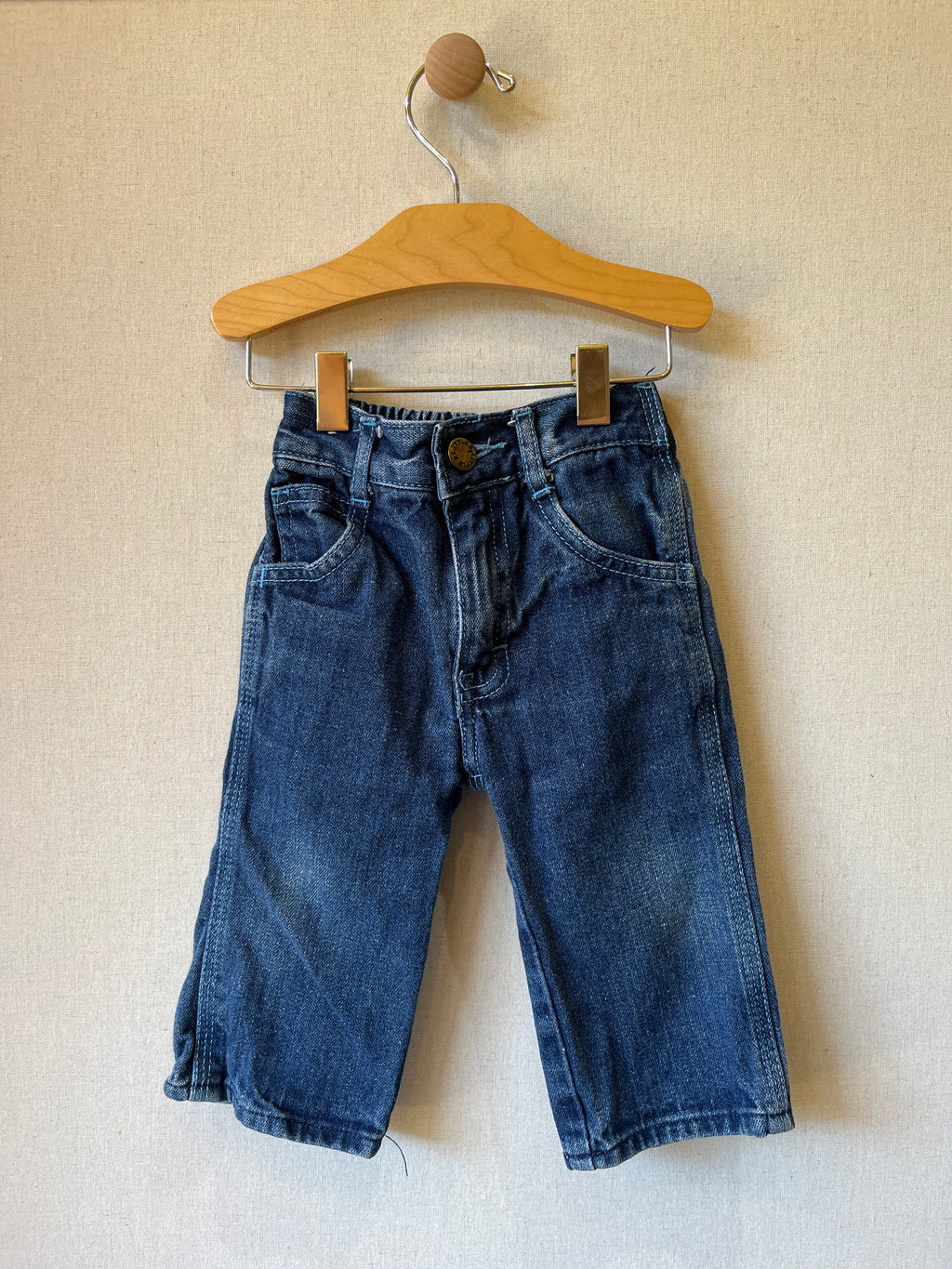 Vintage Little By Little Cat Train Jeans
