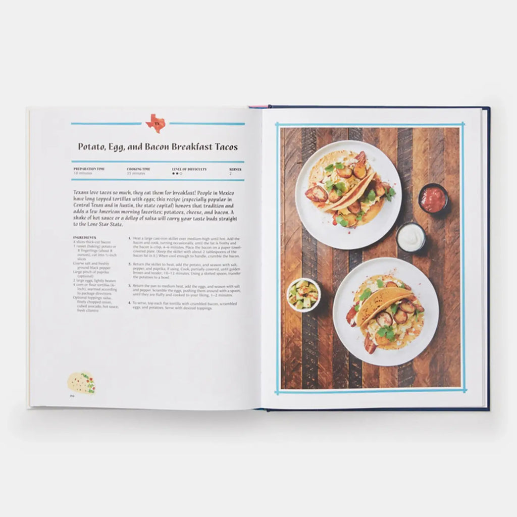 United Tastes Of America: Atlas & Recipes From Every State
