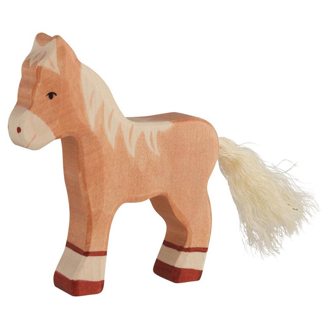 Wooden Light Brown Foal