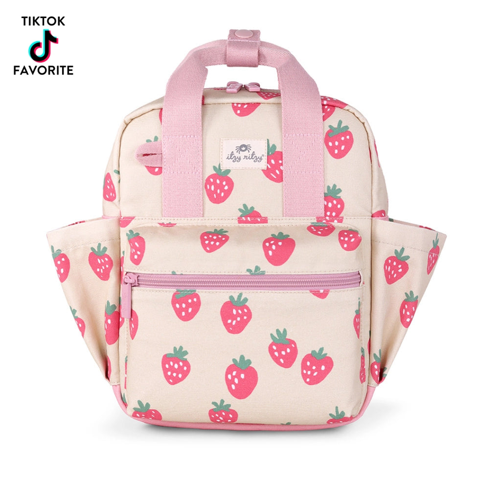 Itzy Bitzy Backpack - Strawberries