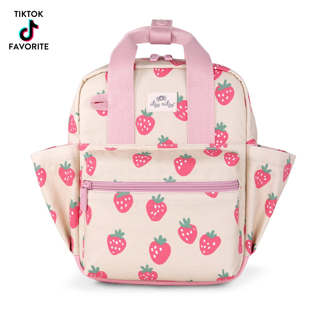 Itzy Bitzy Backpack - Strawberries