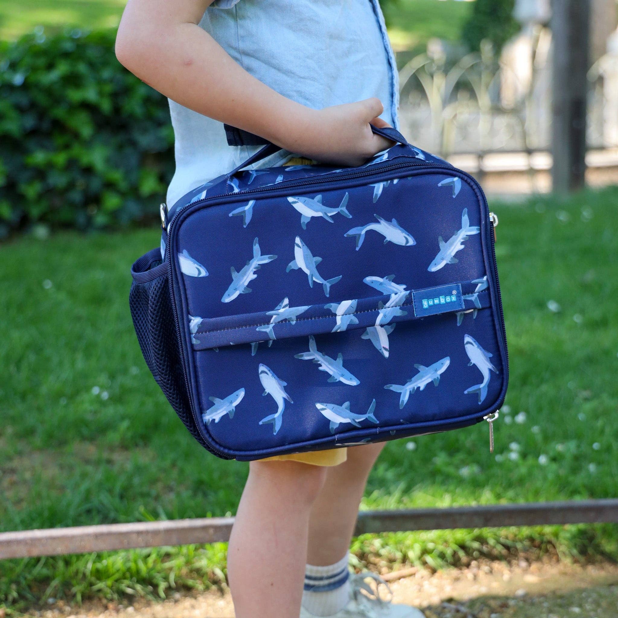 Yumbox Insulated Lunch Bag for Kids – Fun Shark Print