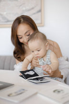 Organic Tummy Time Crinkle Book for Baby