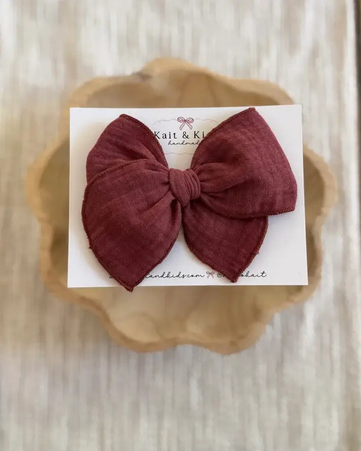 Rust Muslin Headband