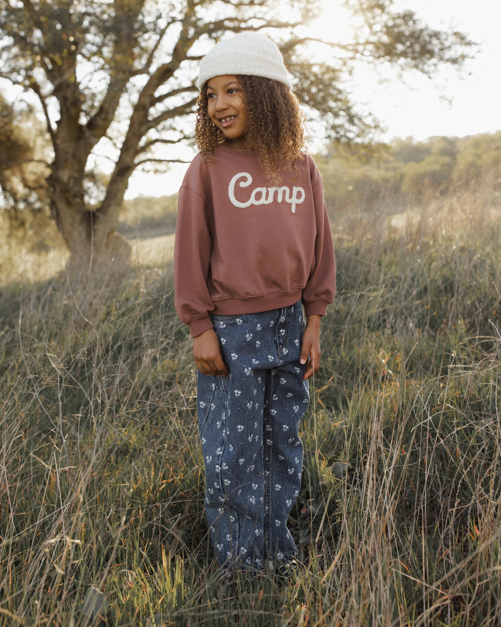 Heart Ditsy Barrel Pant