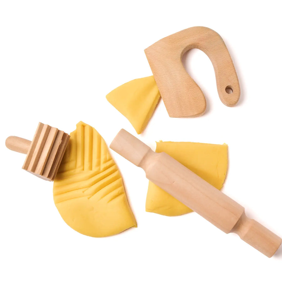 Wooden Play Dough Tools - Pounder