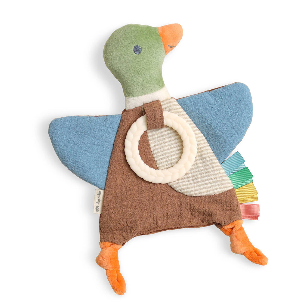 Bitzy Crinkle™ Mallard Duck Sensory Toy