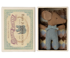 Blue Sleepy/Wakey Baby Mouse in Matchbox